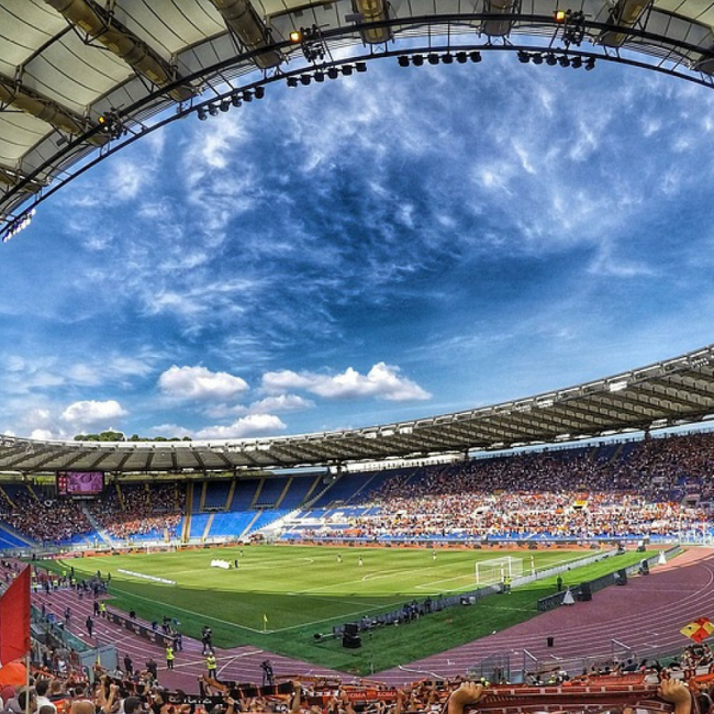 pubblicità allo Stadio Olimpico di Roma