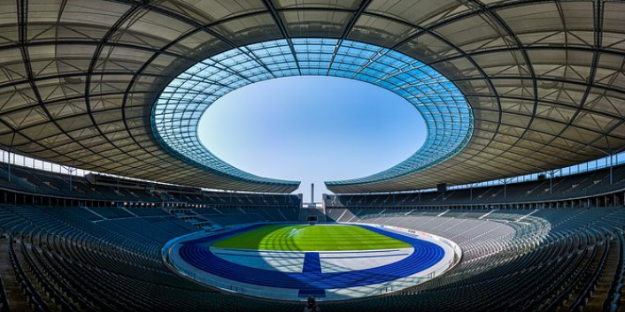 Pubblicità allo stadio di Roma